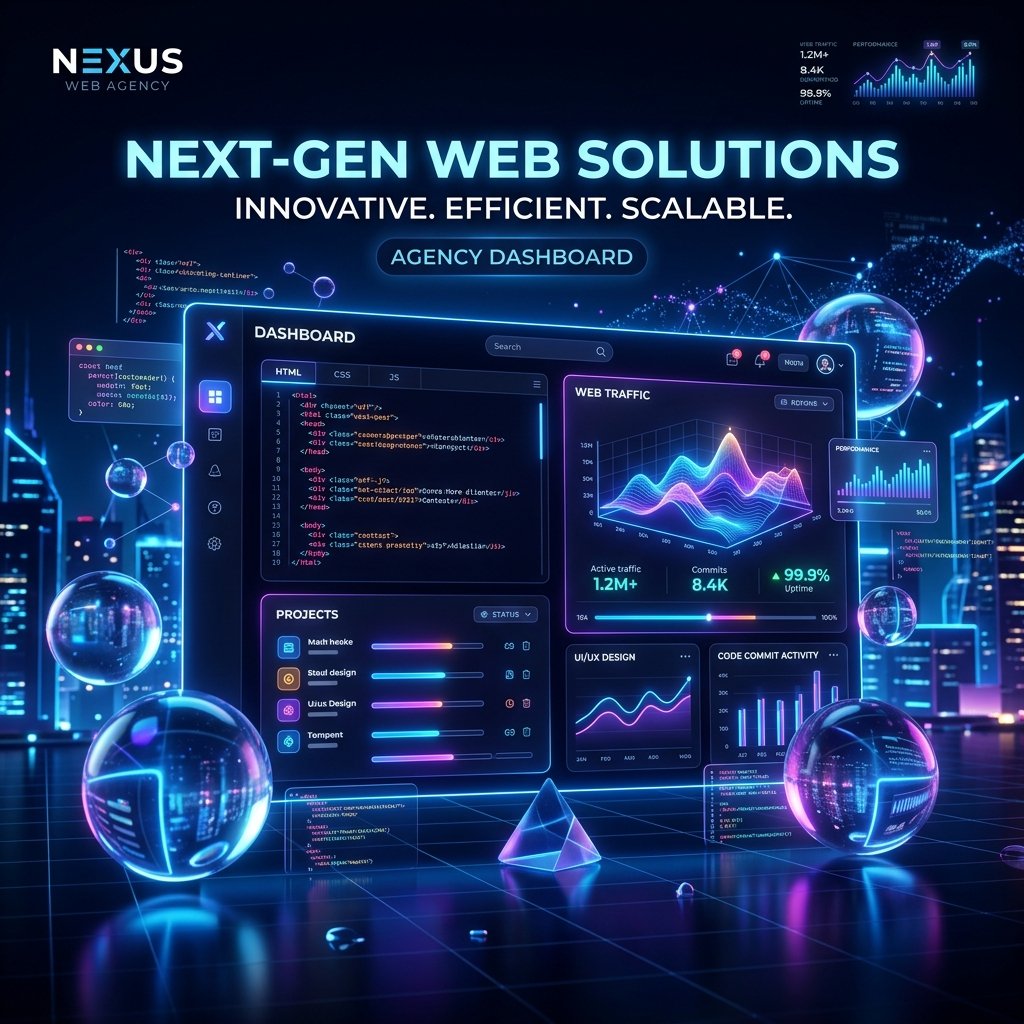 Metaox web agency hero showcase